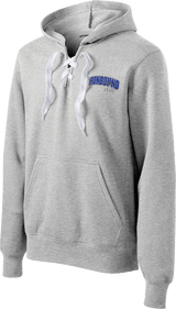 Ironbound Lace Up Pullover Hooded Sweatshirt